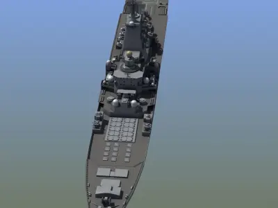 Kirov Battle Cruiser 3D model