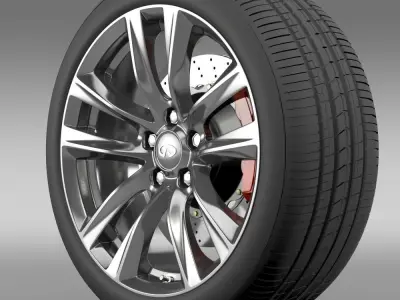 Infiniti Q70 Hybrid wheel 2015 3D model
