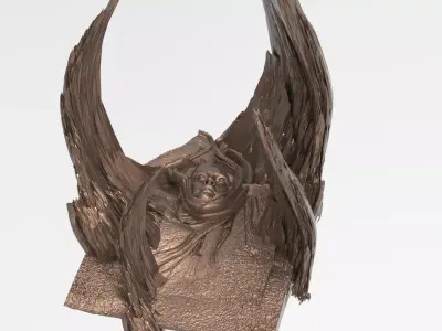 Alien desert Emporess ruins 1 3D model