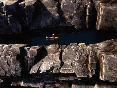 Seaduck Plane 3D model Low-poly 3D model