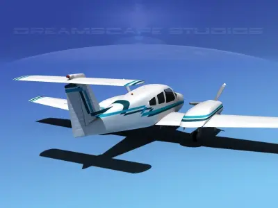 Piper PA-44-180 Seminole V16 3D model