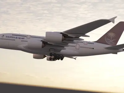 Airplane Low-poly 3D model