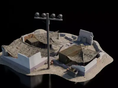 Warzone - Makeshift Storage 3D model