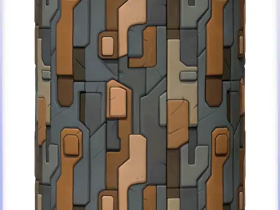 SciFi Seamless Texture Texture 85