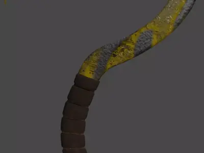 Cronus Sickle - Yellow 3D model