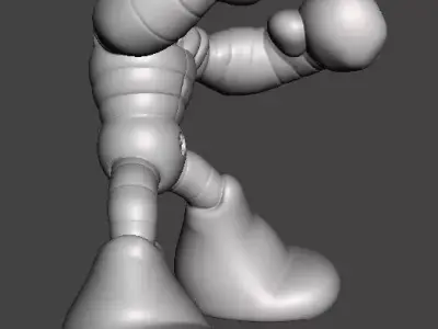 BOXING BOT GIANT ROBOT MECH MINIATURE GAMES SCIFI RPG DND 3D print model