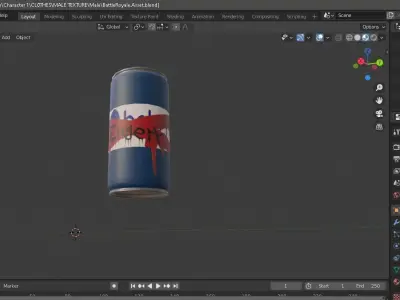 BattleRoyaleAsset parachute Free low-poly 3D model