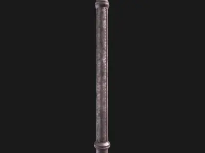 Medieval Mace Low-poly 3D model