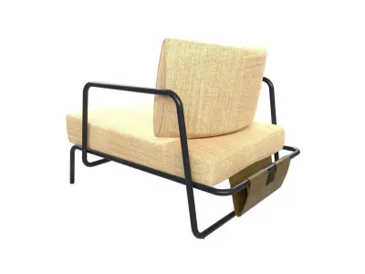 Bauhaus Chair with steel elements Free 3D model