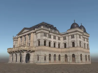 Schwerin Teater 3D model