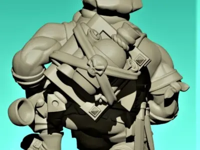 Toad cook 3D print model