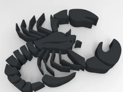 Scorpio scorpion Free 3D print model