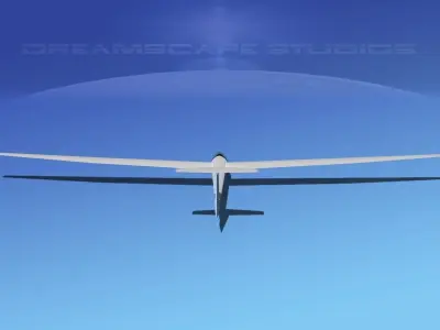 Glaser Dirks DG-200 15-metre Sailplane  3D model