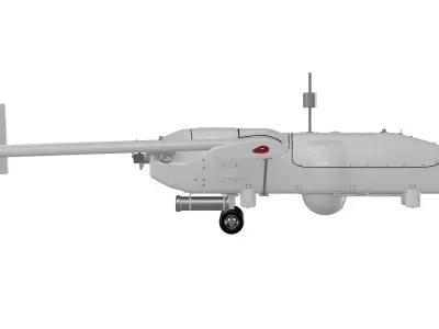 AAI RQ-2 Pioneer Reconnaissance UAV drone 3D model