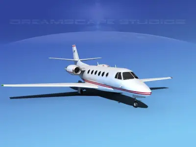 Cessna C560XL Citation V12 3D model