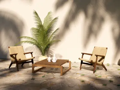 Parametric Bench or Table 3D model