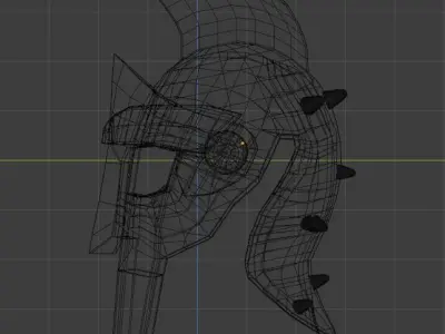 Helmet Gladiator 3D model