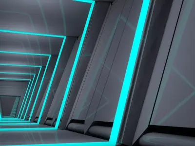 Sci Fi Interior 3D model 84