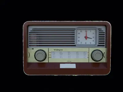 Videyas AM FM Radio Low-poly 3D model