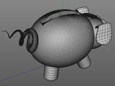 Piggy bank 3D model