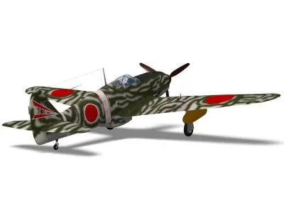 Kawasaki Ki61 hien kou  tony 3D model