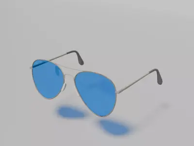 Low poly sunglasses summer asset part 4 Low-poly 3D model