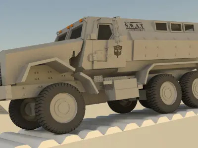 caiman mrap 3D model
