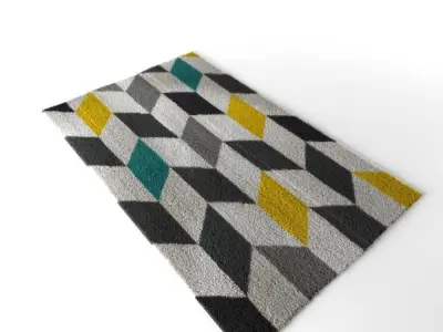 Rugs Colletion - Yellow Free 3D model