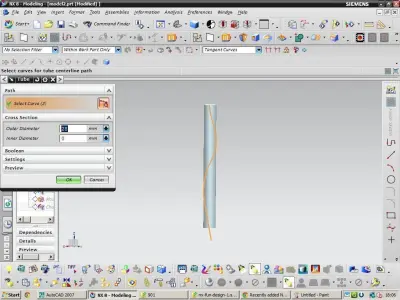 Tutorial for Drill bit Free 3D model