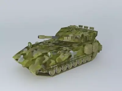 Mortar car 112 FARS Free 3D model