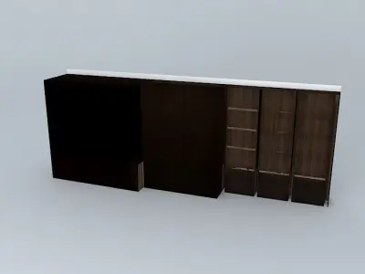 Wall furniture Free 3D model