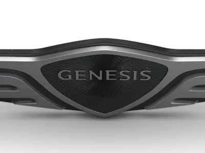 Genesis logo 3D model