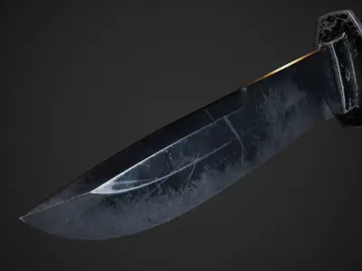 SURVIVAL-COMBAT KNIFE Low-poly 3D model