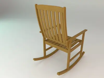 Garden chair ROCKER 3D model