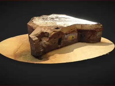 Abandonned WW2 German Bunker 3D model