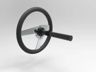 Stearing wheel 1 3D model