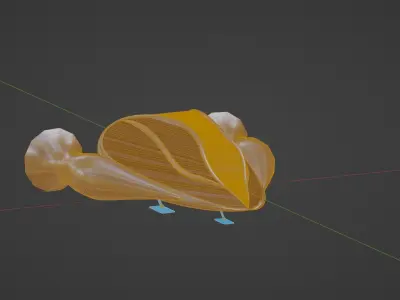 Star Sports Cruiser obj ply stl x3d mtl dae fbx blend UV Low-poly 3D model