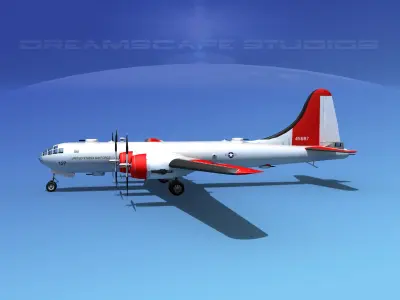 Boeing B-29 Superfortress Rescue 3D model