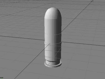 Grenade Launcher Ammo 25mm 3D model