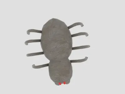  Monster Spider Crawl  Low-poly 3D model