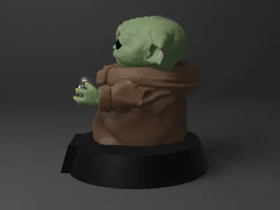 The child with pendant Free 3D model