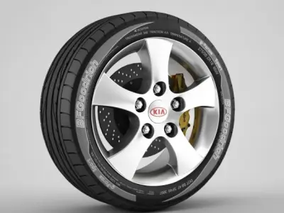 Wheel Kia 2 3D model