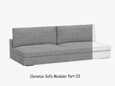 Clarence Sofa Moduler Part 03 3D model