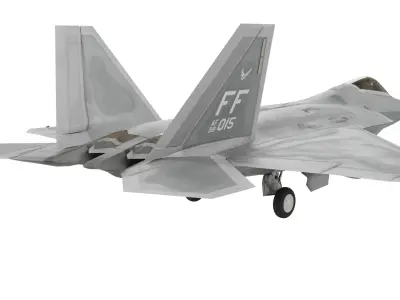 F-22 Raptor Fighter Jet 3D model