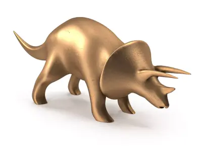 Dinosaurs Triceratops PBR Low-poly 3D model