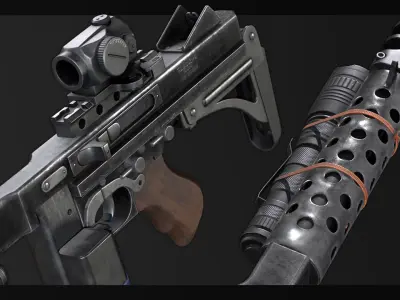 PBR Improvised Tomacuzi - 9 Low-poly 3D model