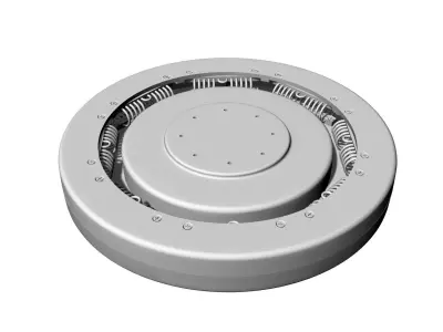 Carbon Fiber Damper for Aerial Camera System 3D model