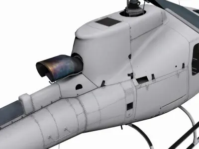 AS350 B3 Ecureuil 3D model