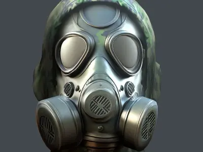 Helmet 3d model military combat Military Low-poly 3D model Low-poly 3D model