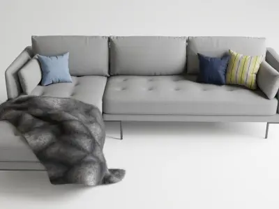 Harlow corner sofa Free 3D model